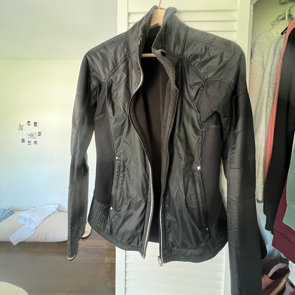 Lululemon fleece and active shell jacket